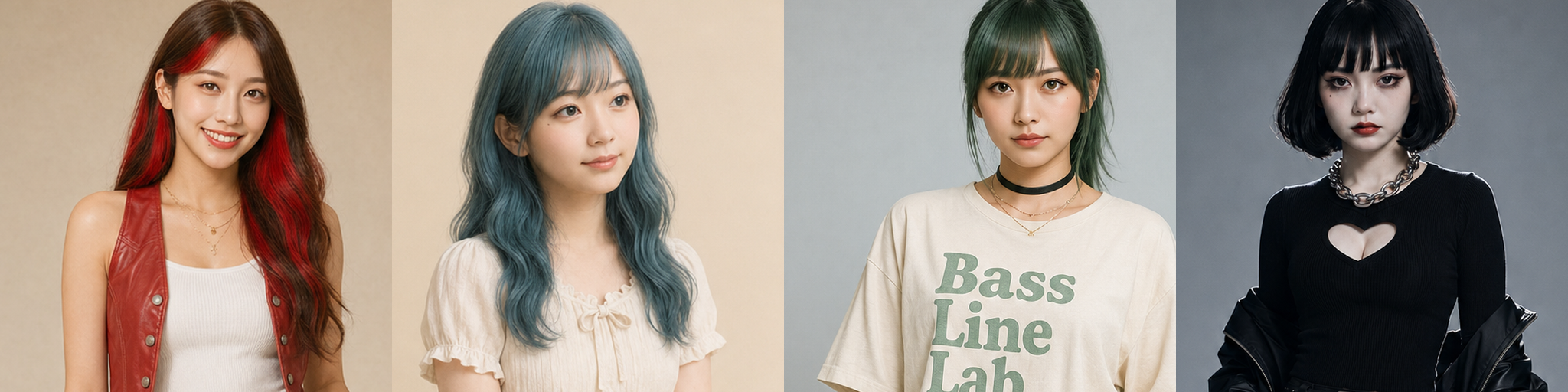 Code:Ripple - リコ ギター、モカ ギター、ルリ ベース、ツカサ ドラム